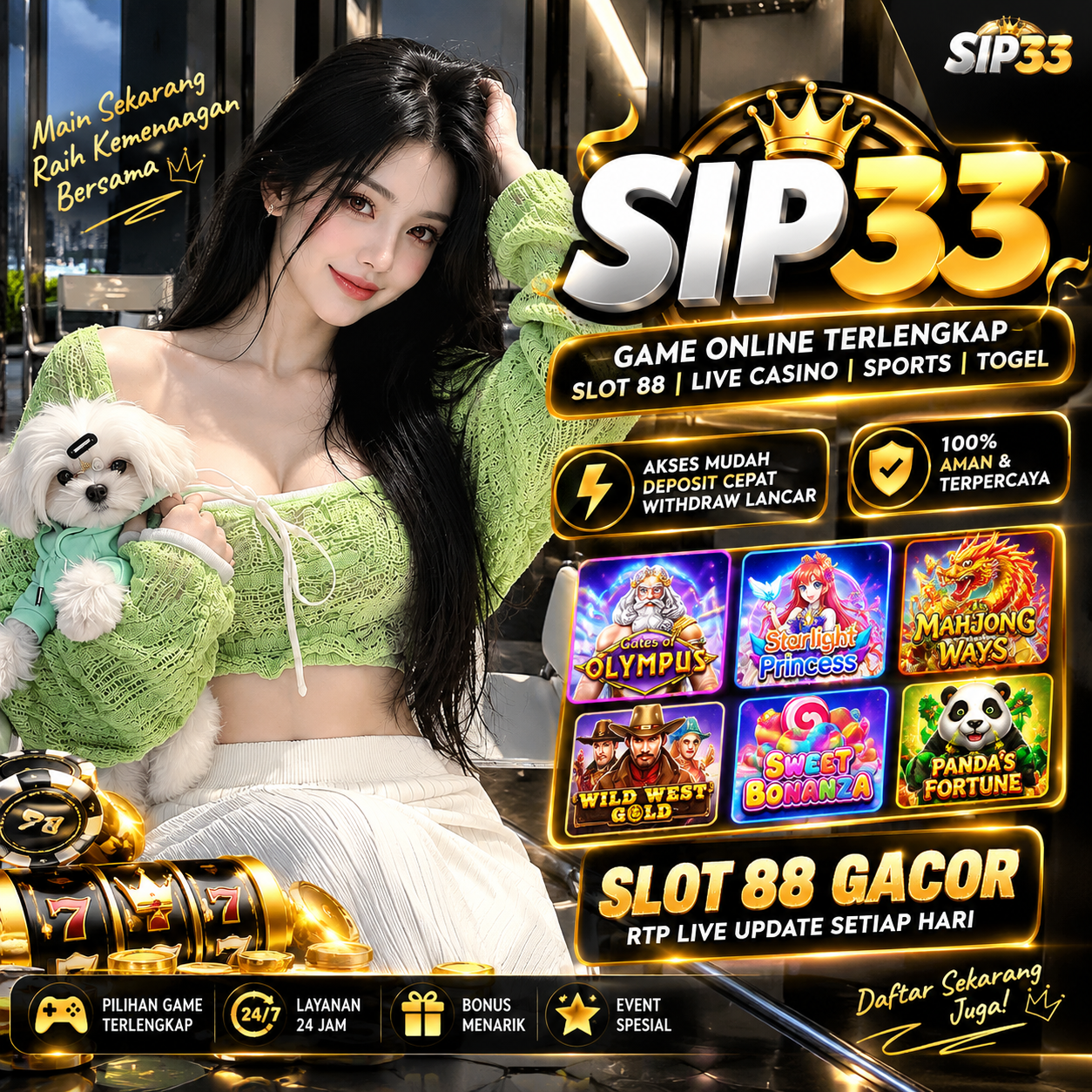 SIP33 ^ Akses Resmi Agen Toto Togel 4D Result Angka Langsung Dari Agen Wla in Medan