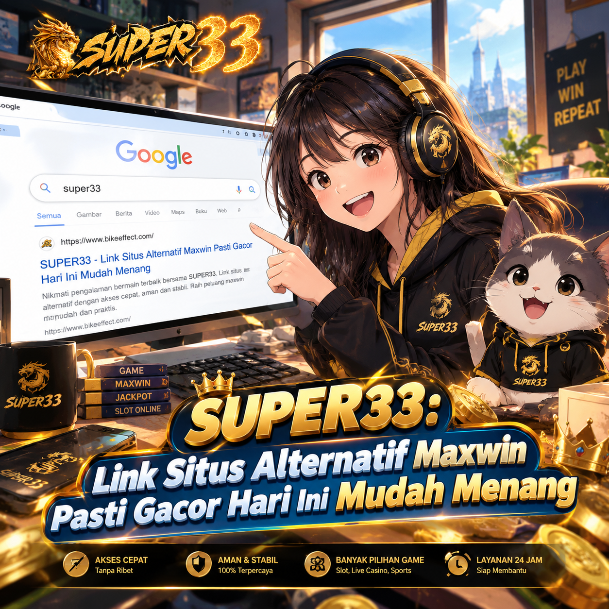 SUPER33 - TERBAIK HARI INI MUDAH MENANG GAMPANG MAXWIN